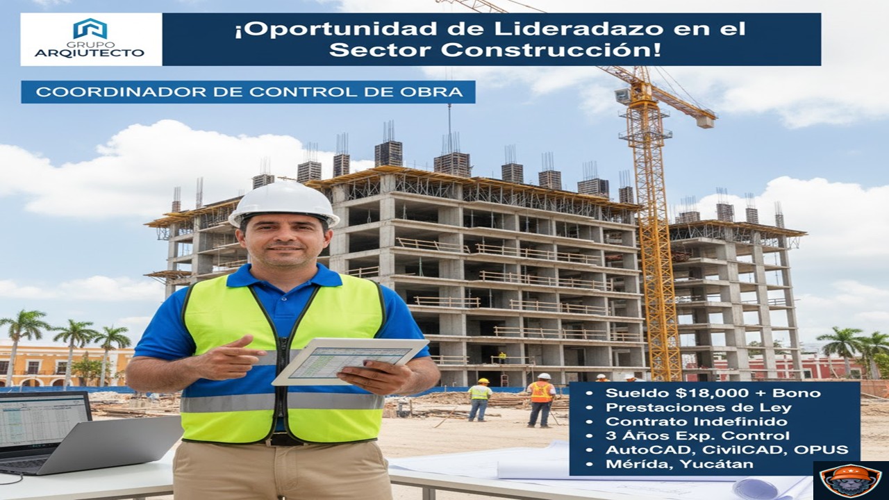 Coordinador de Control de Obra